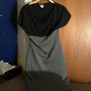 M. USA grey and black dress very stretchy size medium